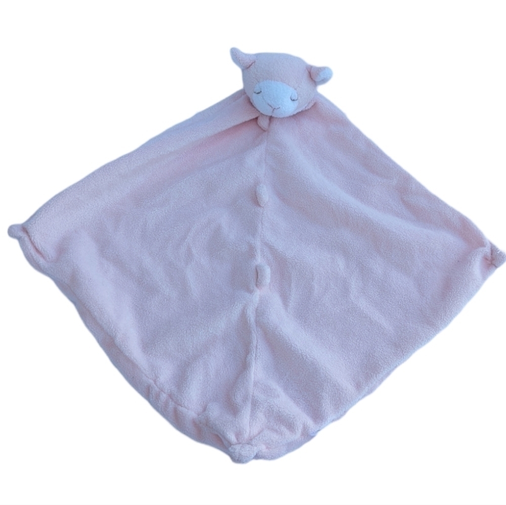 Angel Dear Pink Lamb  Security Blanket Baby Lovey Sheep